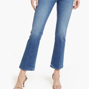 MOTHER high waist cropped flare jeans